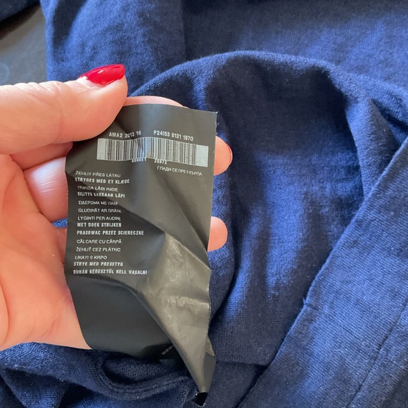 Prada Wool Blend Navy Boat Neckline Knit Sweater , size Small - Picture 12 of 14